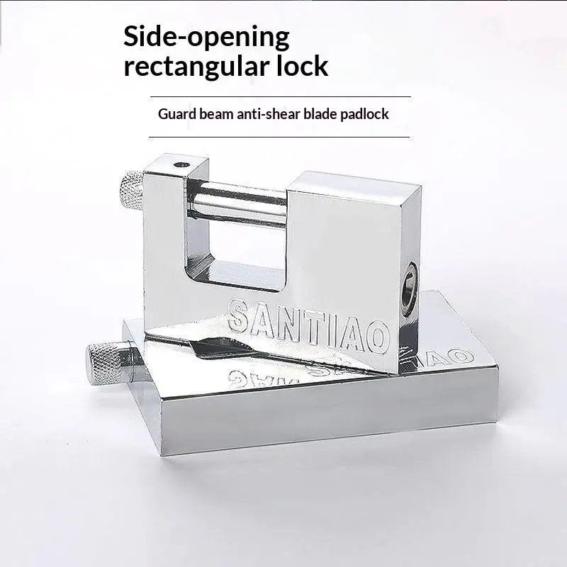 1 Set Anti-Theft Lock Pry Door Dragon Super Large 40/50/60/70/80/90/100mm Stainless Steel Burglar Padlock Security Safety Lock