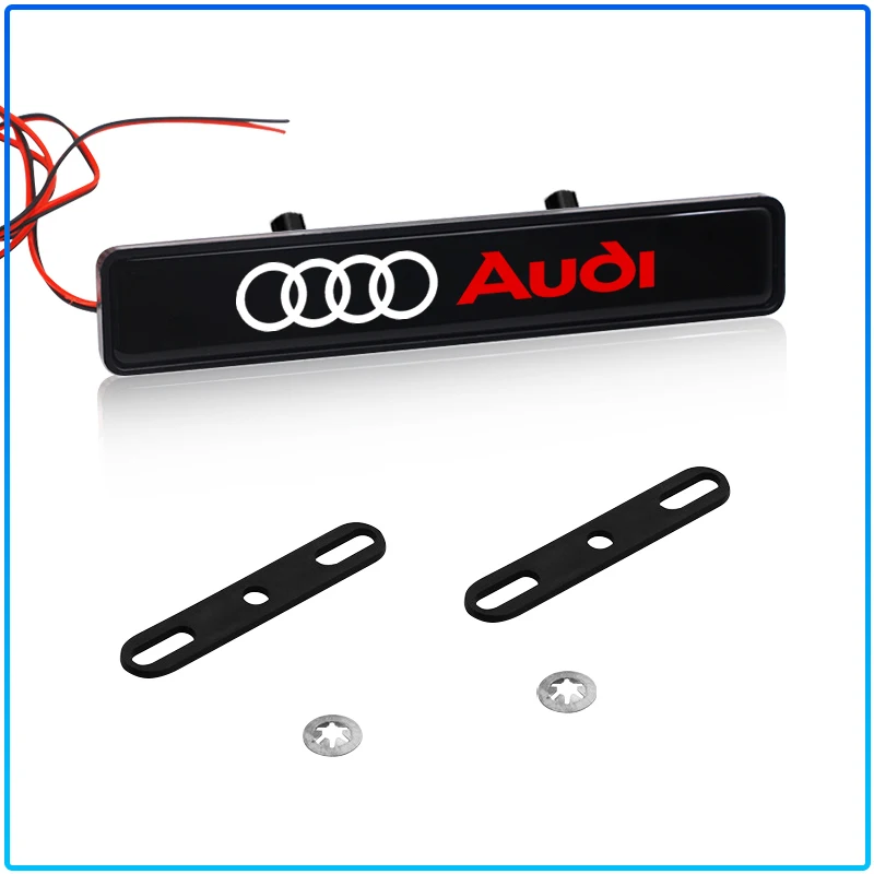 1Pcs Auto Front Grille Badge Car Head Grill Emblem LED Light For Audi A4 A3 A5 A6 A7 A8 Q3 Q5 Q7 Q8 B5 B6 B7 B8 B9 Q7 8P 8V 8L view 3