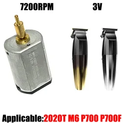 7200RPM 3V Hair Clipper Motor Engine Rotor Professional Repair Replacement Tool Compatible Trimmer JRL 2020T Madeshow M6 P700F
