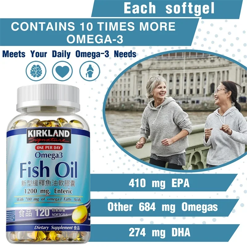 Omega3-Fischöl 1200 mg – hilft bei der Gesundheit von Herz und Gehirnhälften und verbessert das Gedächtnis, die Konzentration und die kognitiven Funktion