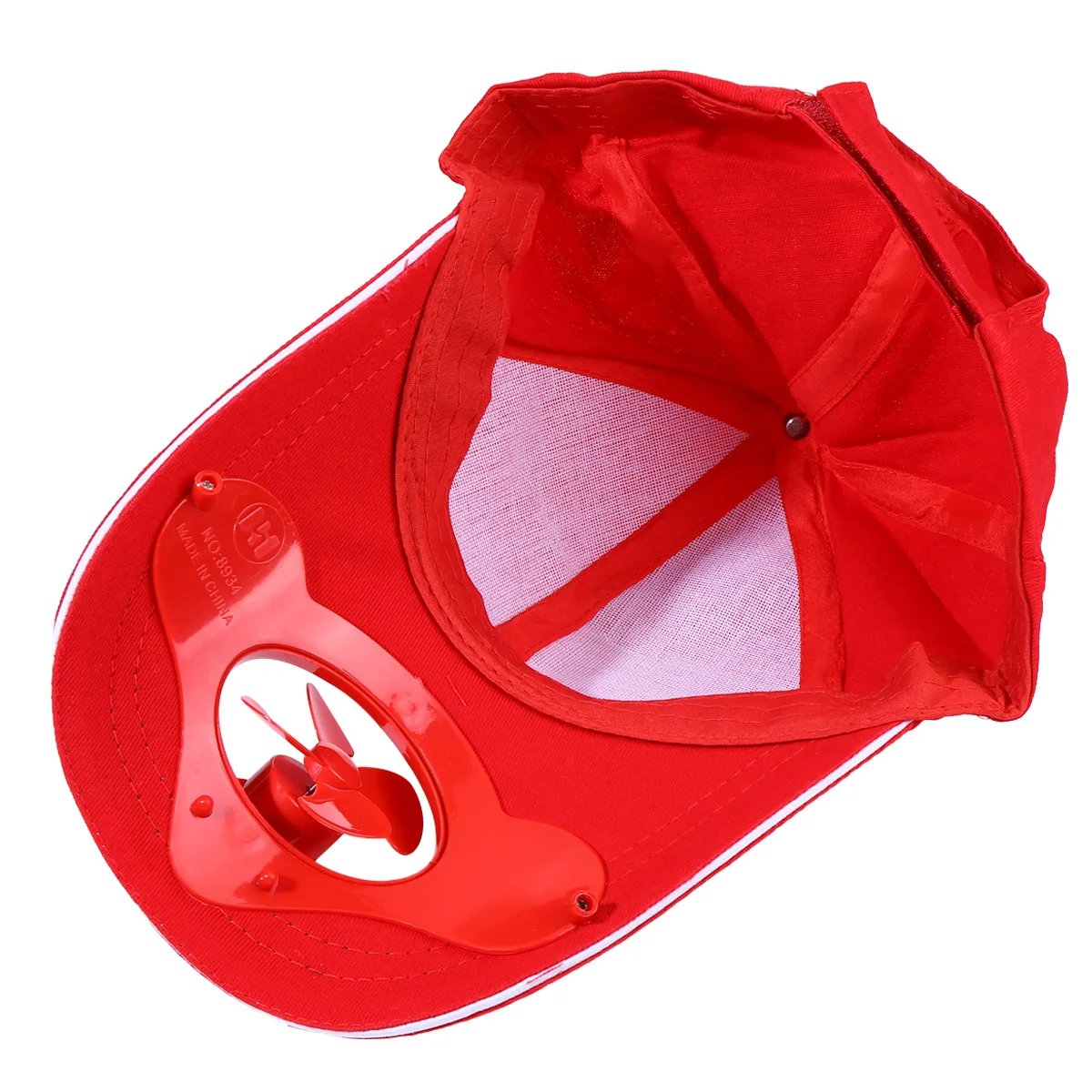 

Fan Hat Sun Storage Children Cap Summer Supplies Red Men and Women