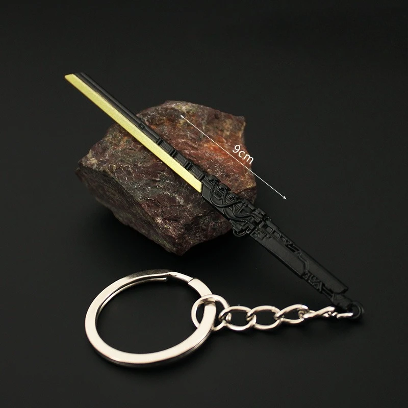 9 センチメートル Ghostrunner 2077 ゲームフィギュアキーホルダー周辺熱戦士ブレードモデル剣バタフライナイフ刀ギフトおもちゃ