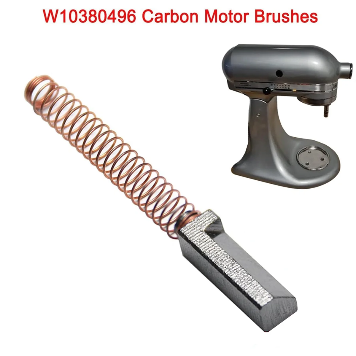 

A61I W10380496 Carbon Motor Brushes Fits for KitchenAid Stand Mixers 9706416 W10260958 WPW10380496 PS3495098 AP5178083 K45