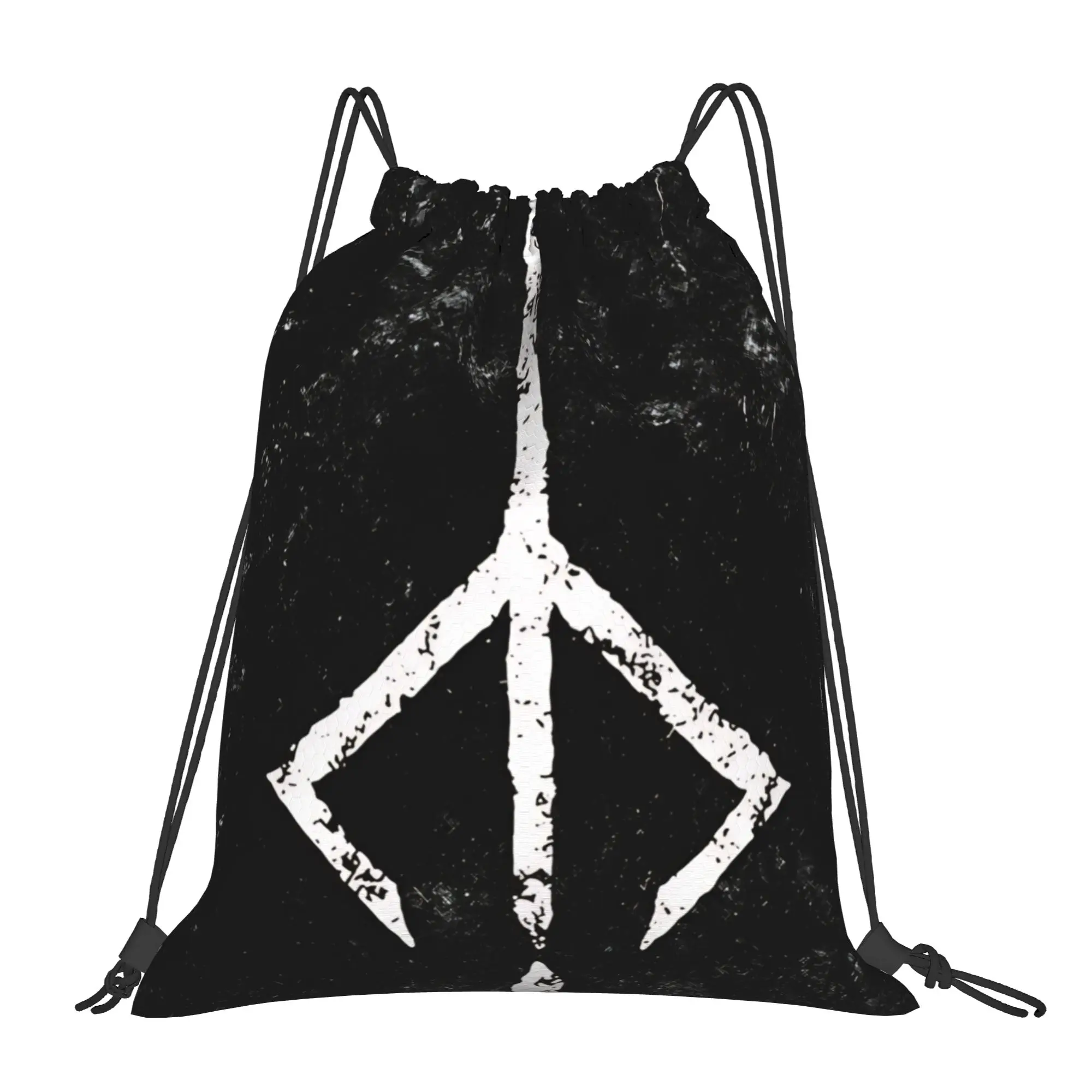 Bloodborne Dark Fantasy  Portable Hiking Riding Gym Drawstring Storage Sporty Backpacks