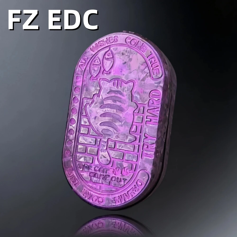 FZ EDC F2.8 كريستال التيتانيوم تململ المنزلق ألعاب متململة للبالغين دفع الشعور المنزلق التصاميم الأصلية أدوات تخفيف القلق