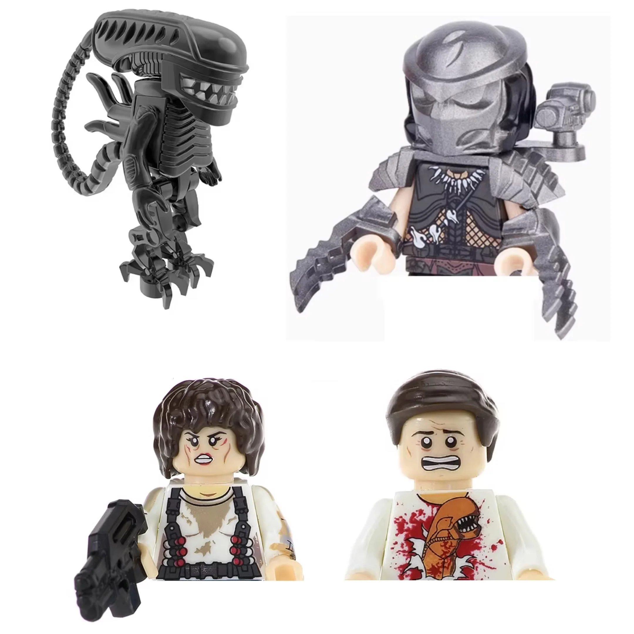 

New Predator Building Blocks Alien Mini Action Figure Toys