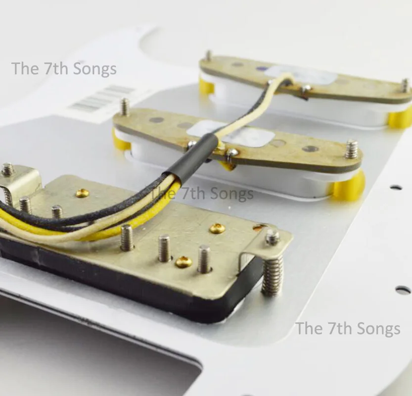 Coil Splitting Vintage HSS S*hr V70 N-5.8K / M-5.8K SSV B-9.2K Alnico 5 Electric guitar Prewired Loaded Pickguard Guitar Wiring