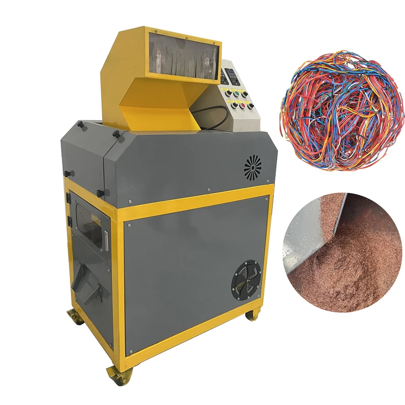آلة تحبيب الكابلات النحاسية الأوتوماتيكية ذات السعر المنخفض معدات إعادة تدوير خردة النحاس #4