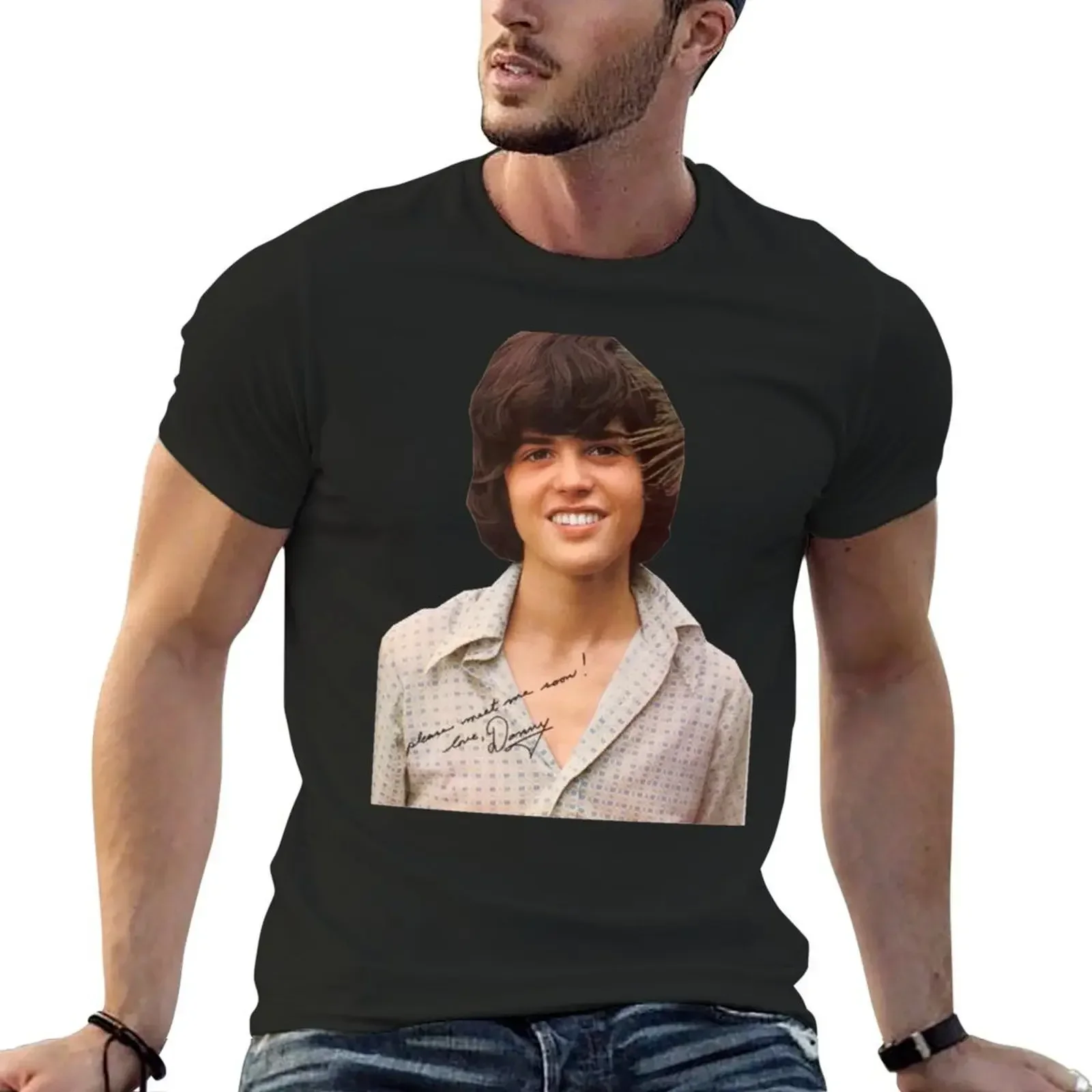 

Donny Osmond Young T-Shirt plus size tops shirts graphic mens vintage t shirts