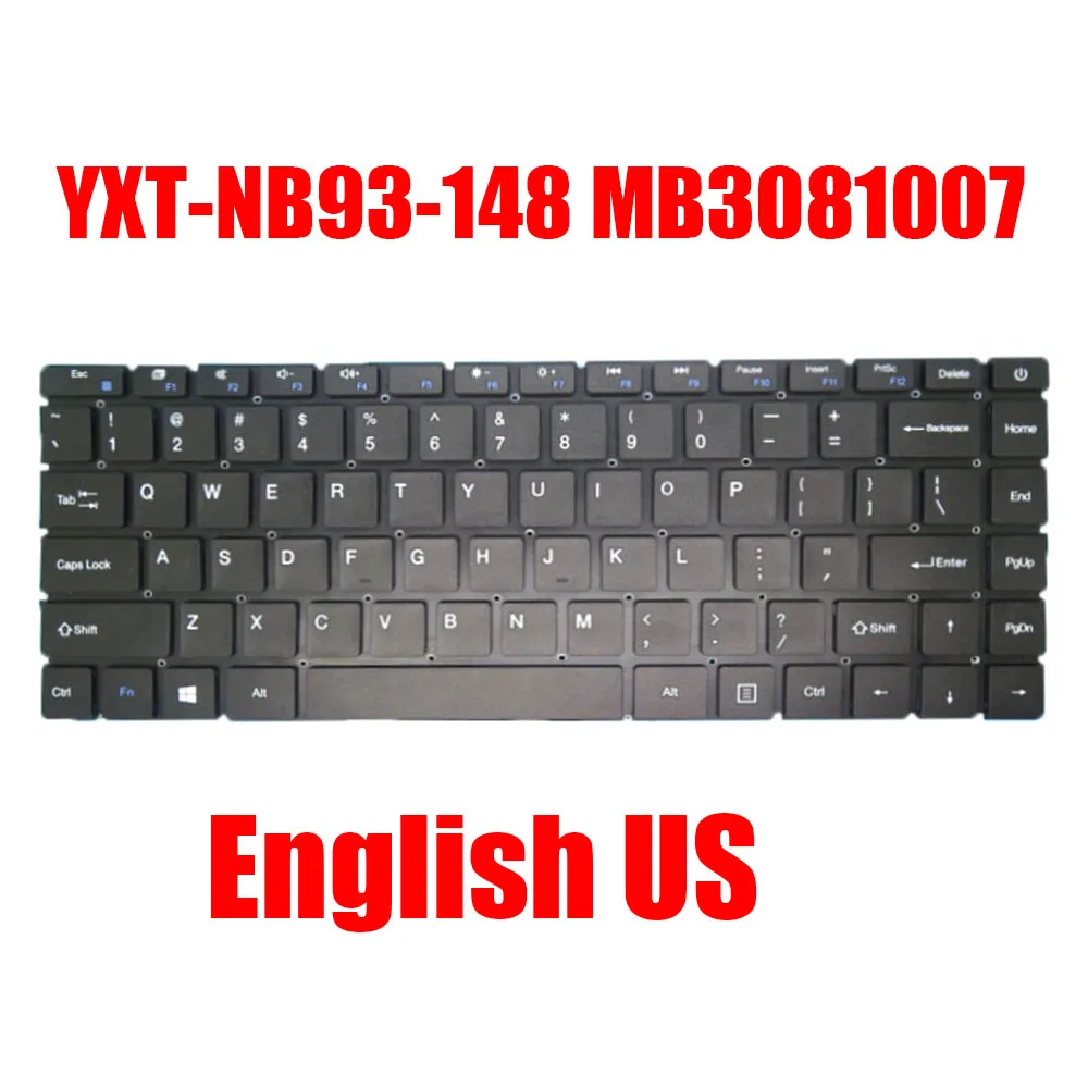 

Клавиатура для ноутбука YXT-NB93-148 MB3081007, английская, английская, черная, без рамки, Новинка