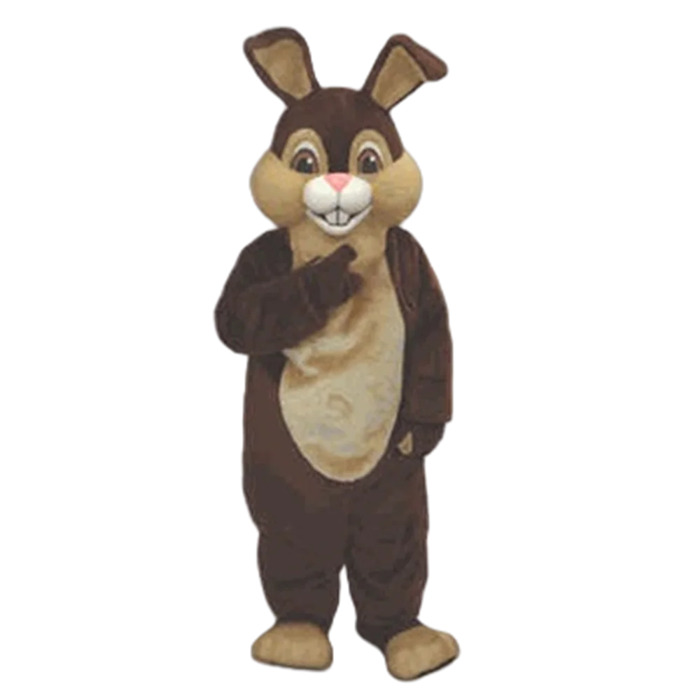 Chocolate Rabbit Mascot Costume Easter Holiday Wild Chocolate Bunny Rabbit Mascotte Mascota Outfit Suit Fit Kit Fancy SW1112