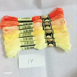 Top multicolor cotton thread set, DIY sewing tools, DIY  8Pcs Cross Stitch Threads