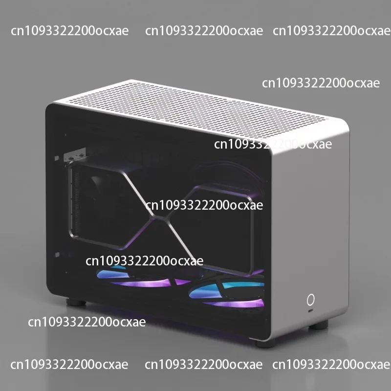 Gehäuse aus Aluminiumlegierung, A4, wassergekühlt, transparentes Gehäuse