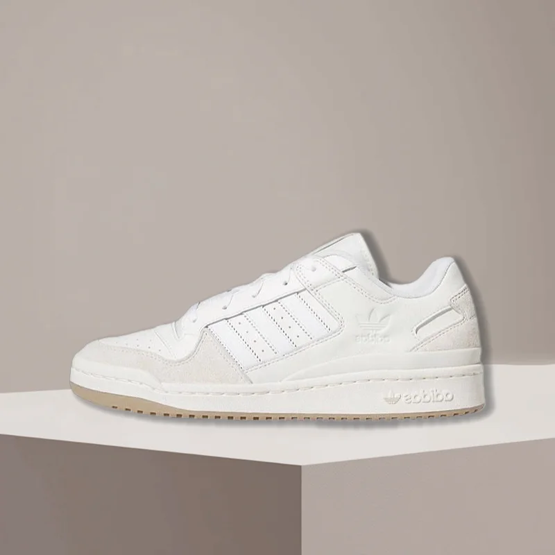 

Adidas Originals FORUM Унисекс Нескользящие Прочные туфли для скейтбординга Белые ID6858