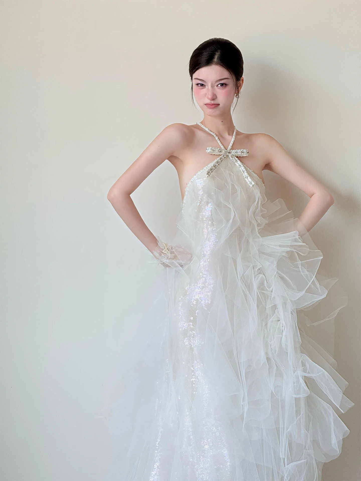 Ball Wear Morning Gowns Women's Light Wedding Dress High-Grade Super Mori Bride Engagement High-End Affordable Luxury Niche