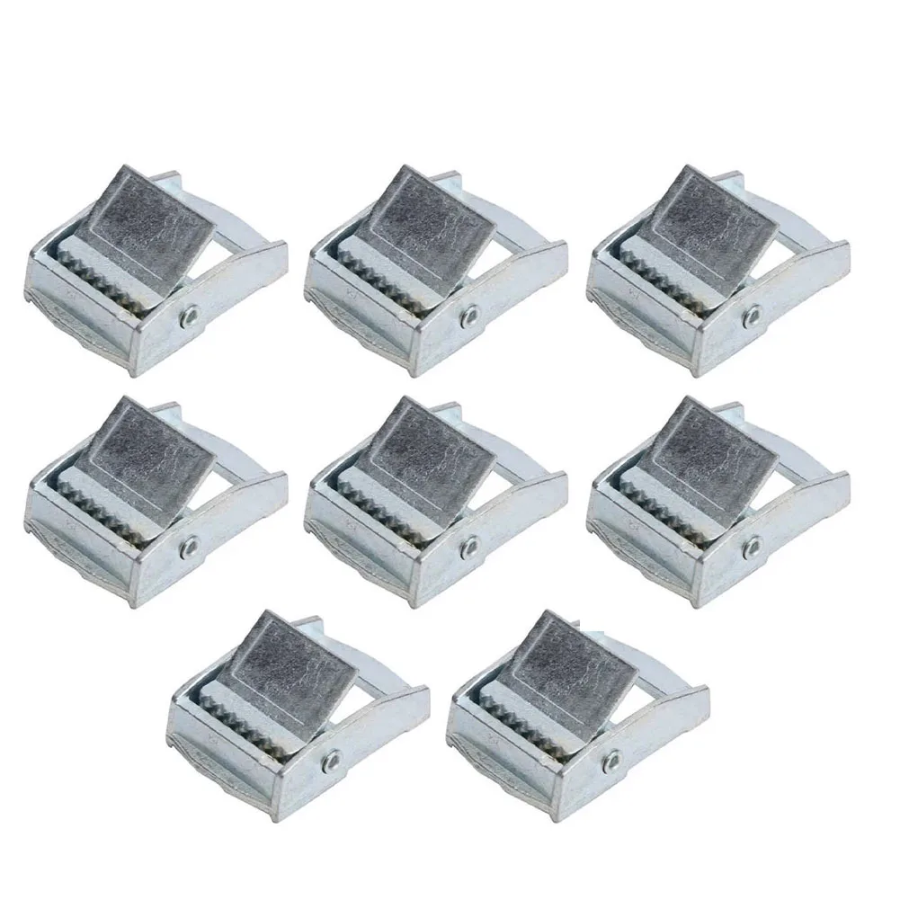 5mm Zinc Alloy Buckles For Heavy Duty Tie‑down Cargoes Strap Fixed Tensioner With Knuckle Closure For Cases Luggage Toolboxes