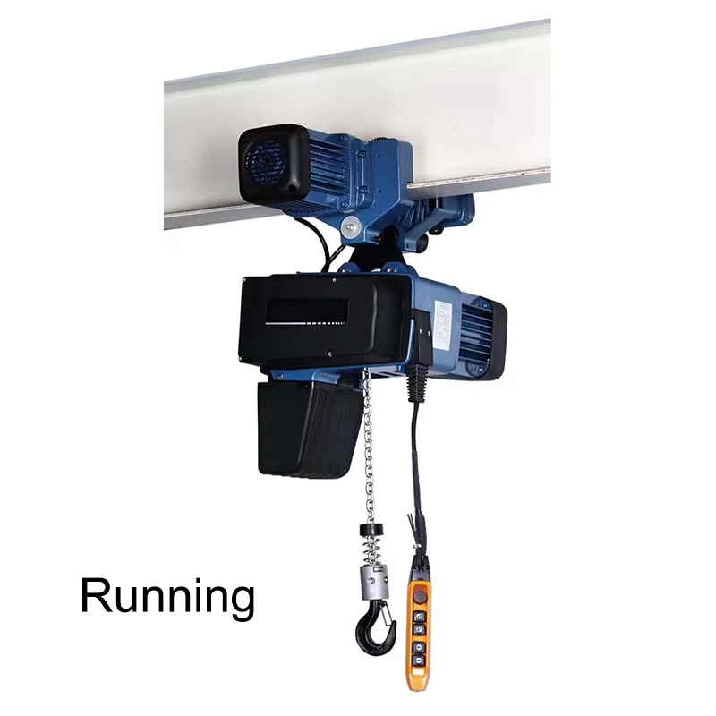 Cố Định 380V Châu Âu Loại Điện Dây Chuyền Móc Treo 250Kg Cẩu Móc Treo 1T Điện Vận Thăng 2T