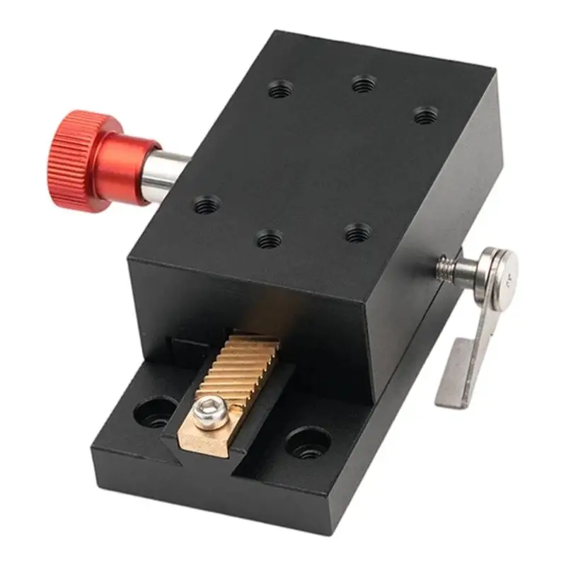 652F Positioning Stage with Machined Aluminum Body and Anodized Finish