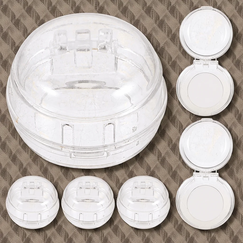 6 قطعة غطاء أزرار الأجهزة الشفافة حارس أمان مقاوم للأطفال لغسالة فرن موقد الغاز الكمبيوتر سهل التركيب بدون أدوات