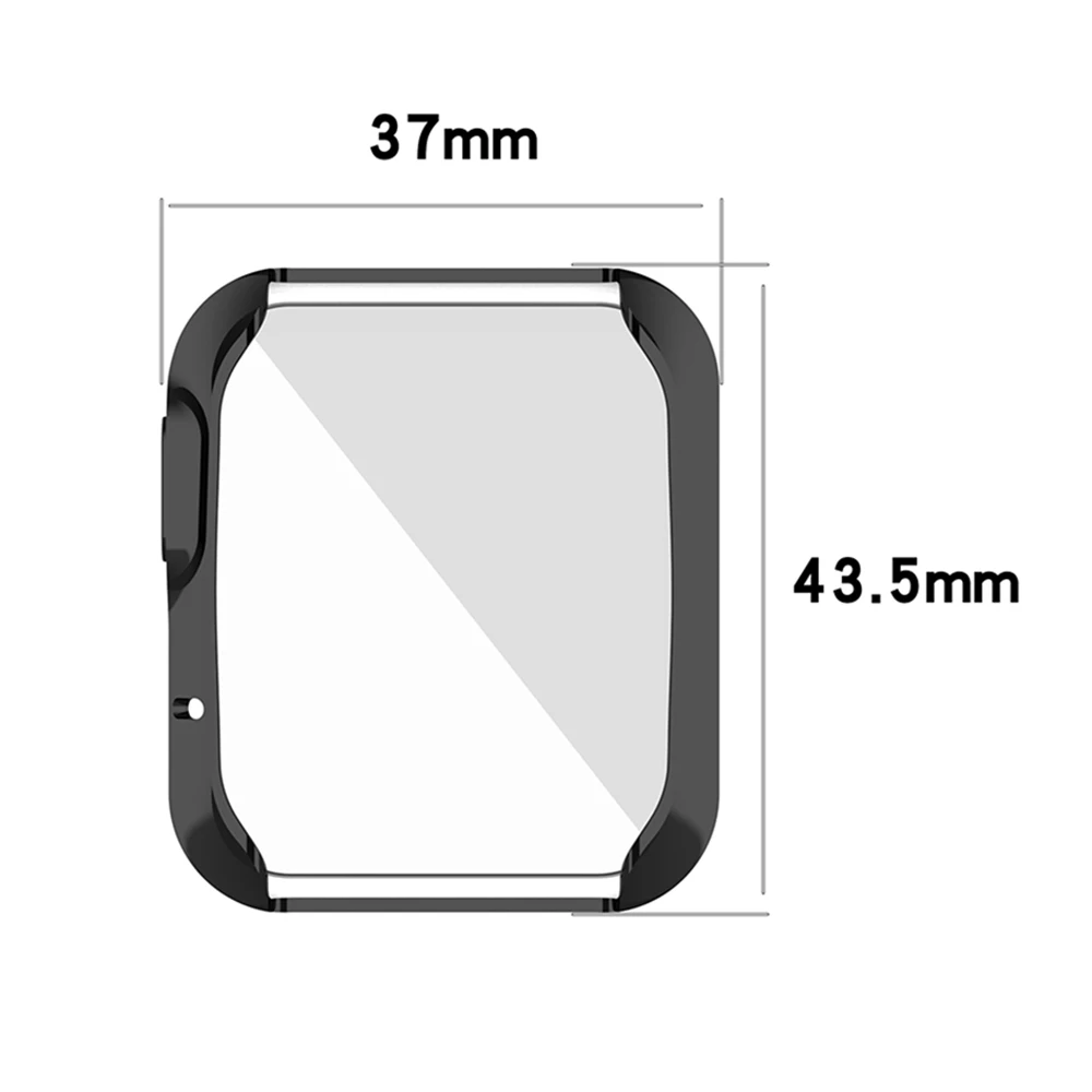 Funda protectora de TPU para Xiaomi Mi Watch Lite Protector de pantalla completa parachoques para Redmi Watch 1