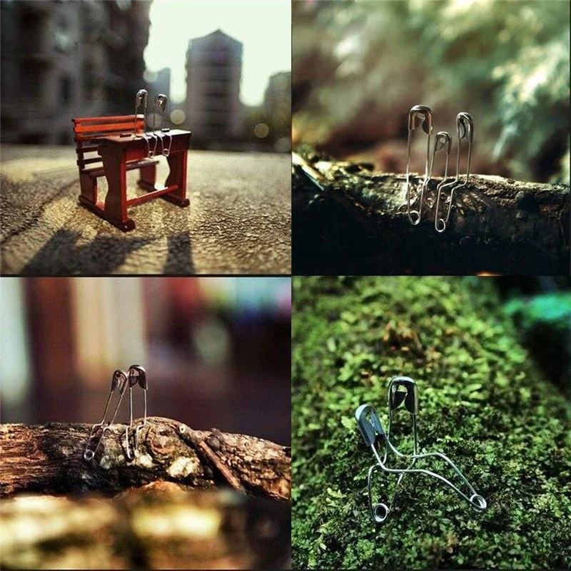 MIUSIE 100 قطعة/المجموعة دبابيس الأمان DIY بها بنفسك أداة الخياطة ملحق الفولاذ المقاوم للصدأ إبرة كبيرة دبوس الأمان بروش صغير الملابس والاكسسوارات #6