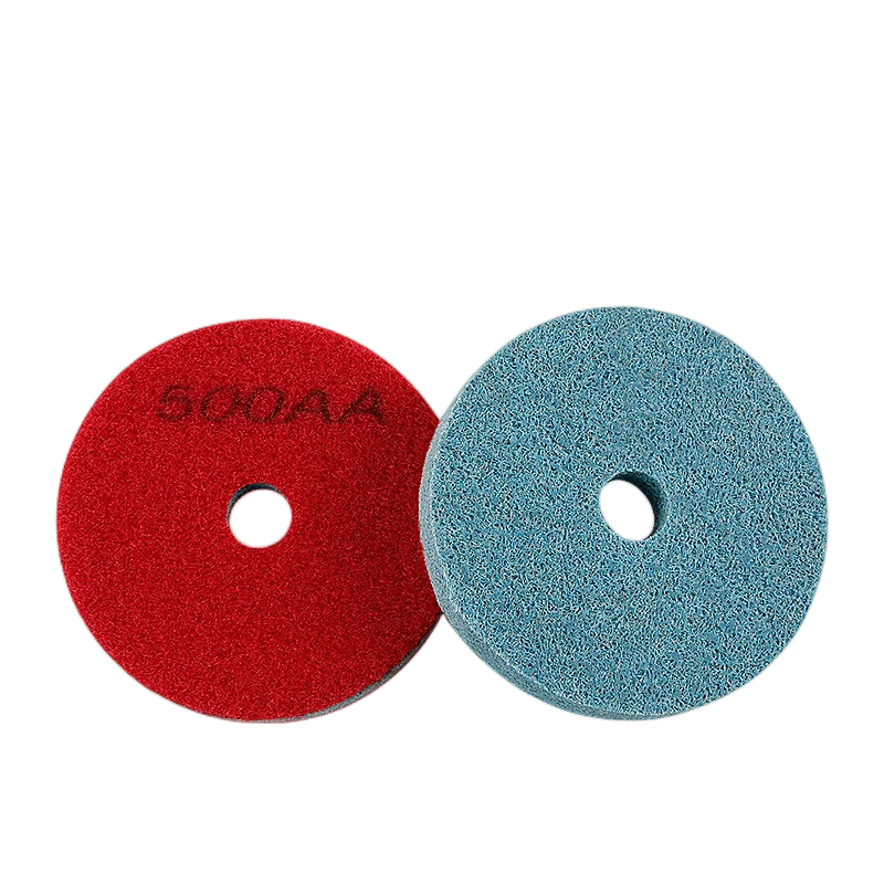 8 Stück 3" 4" Schwammfaser-Polierpads 150-10000 Körnung Polier- und Reinigungswerkzeug für Fliesen, Stein, Marmor, Beton, Keramik, Glas – Detail 6