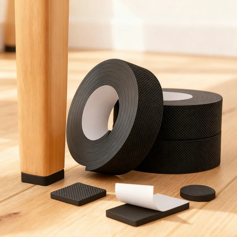 Self Adhesive Furniture Leg Protector Pads Anti Slip Scratch Proof Chair Feet Covers DIY Floor Protection Non Slip Pads