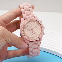 20mm 22mm Straps for Omega X Swatch Joint MoonSwatch Colorful Resin Waterproof Men Women Quick Release Three Plastic Watchband