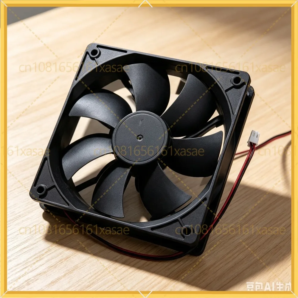 2pcs For BDK BDH12025S DC12V 0.40A 120x120x25MM 12cm 2Lines Cooling Fan