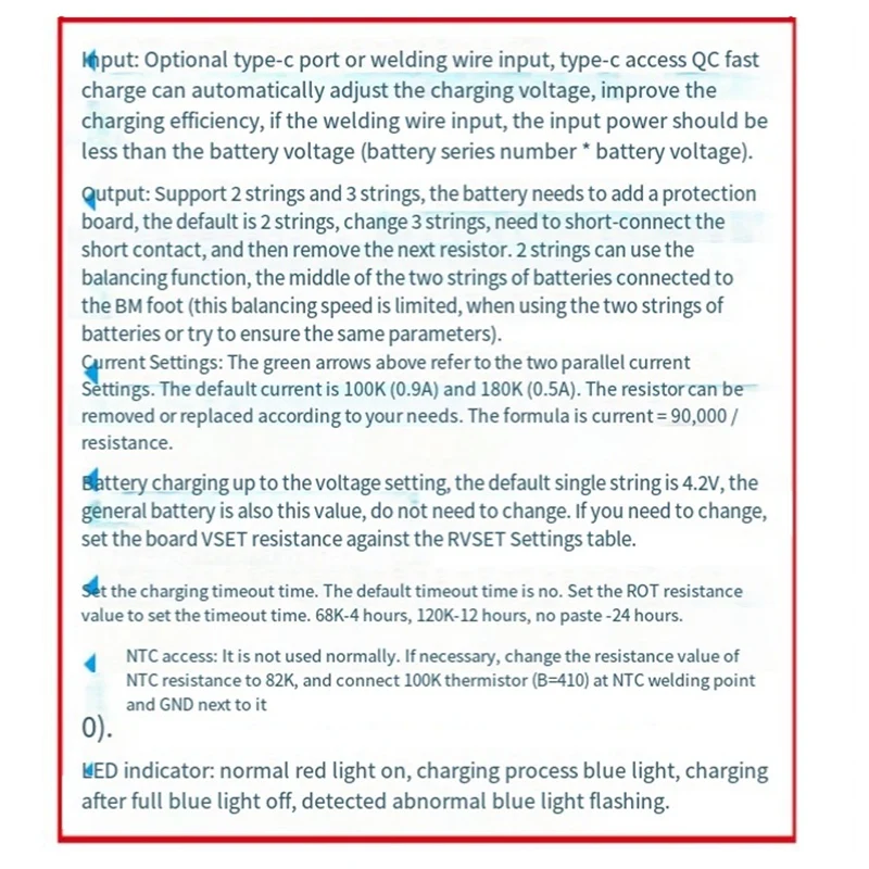 Lithium Batterij Opladen Boost Module Snel Opladen Met Gebalanceerde Ondersteuning Qc Snel Opladen