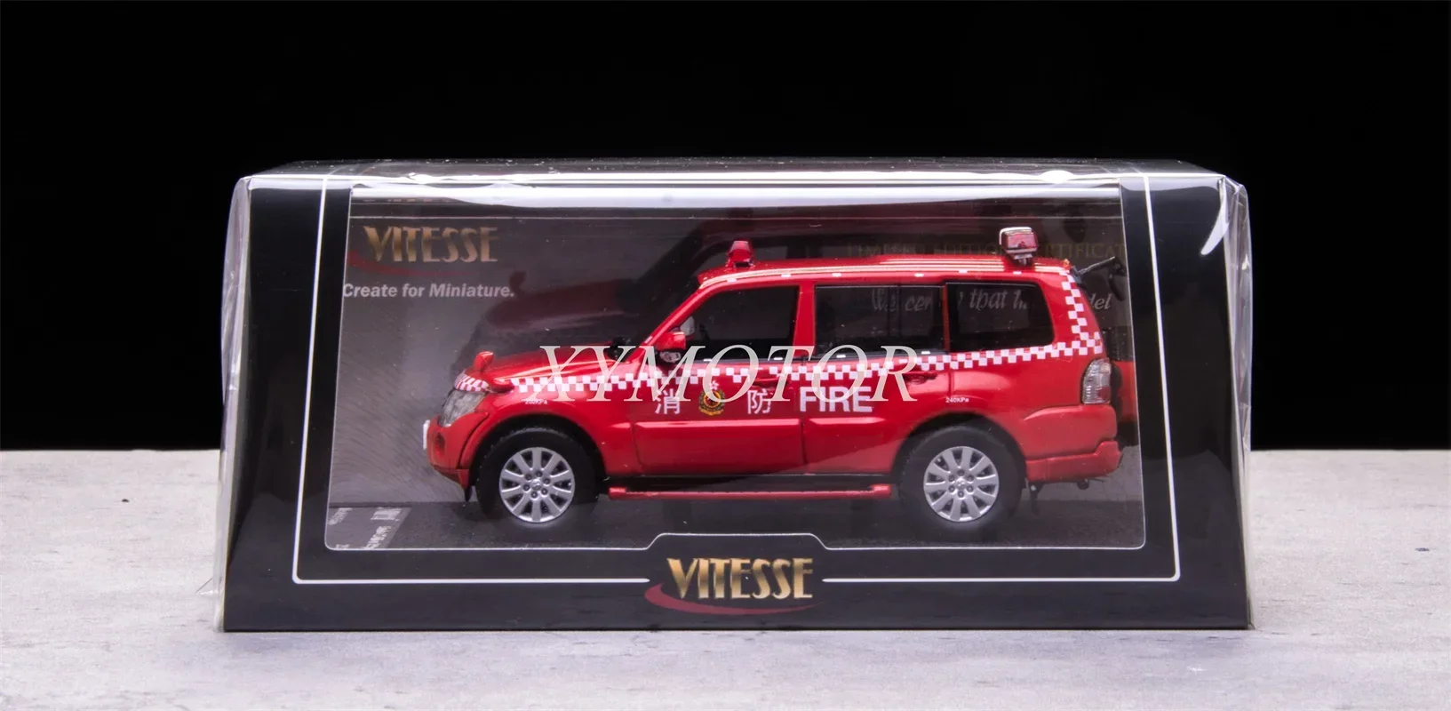 Sunstar-fogo motor modelo carro brinquedos, 1:43, Mitsubishi, PAJERO, SUV, Hong Kong, Tóquio, presentes fundidos, Hobby exibição coleção