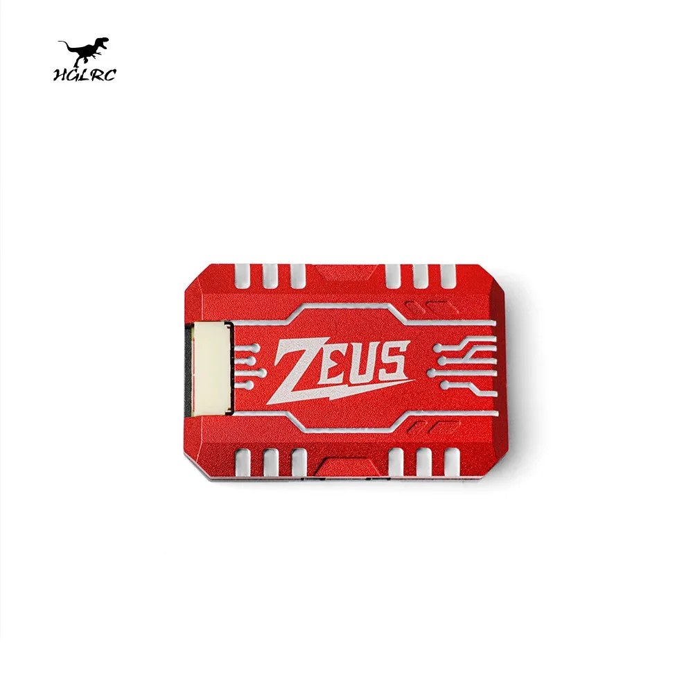 HGLRC Zeus VTX PRO 1.6W Video Transmission Built-in Microphone 7-36V CNC Heat Sink Shell MMCX for RC FPV Racing Drone Long Range
