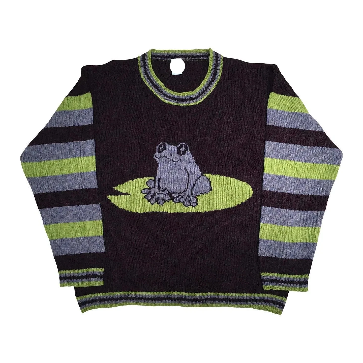

Y2K American Retro Street Trend Round Neck Long-sleeved Sweater Autumn And Winter Cartoon Print Fashionable Casual Warm Pullover
