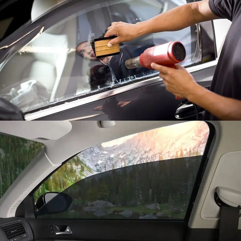 

TOPCAR Пульт дистанционного управления Хамелеон Закат Красный оттенок окна автомобиля и волшебный оттенок против царапин взрывозащищенная пленка