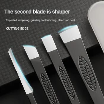 1/3/4 pièces outils de pédicure ensemble professionnel Kit pieds couteau Kit ensemble dissolvant de peau morte ongle incarné pédicure pour pieds outils