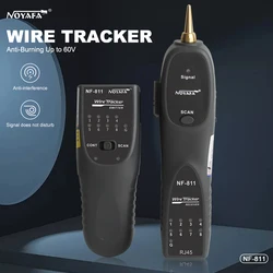 NOYAFA NF-811 Network Cable Tester RJ45 RJ11 Fault Locator Pressure and Burn Resistant Telephone Wire/Cable Detector