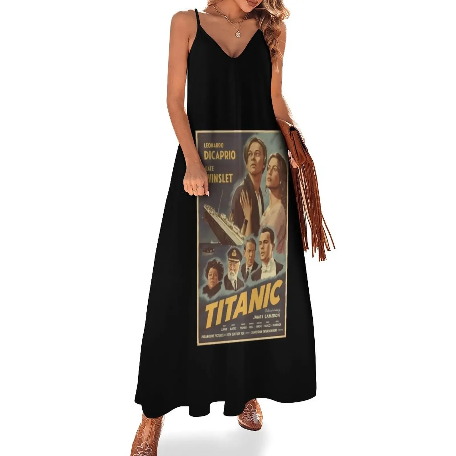 

Titanic Sleeveless Dress ladies dresses for women 2025 women long dresses dresses for women 2025 Long Dress