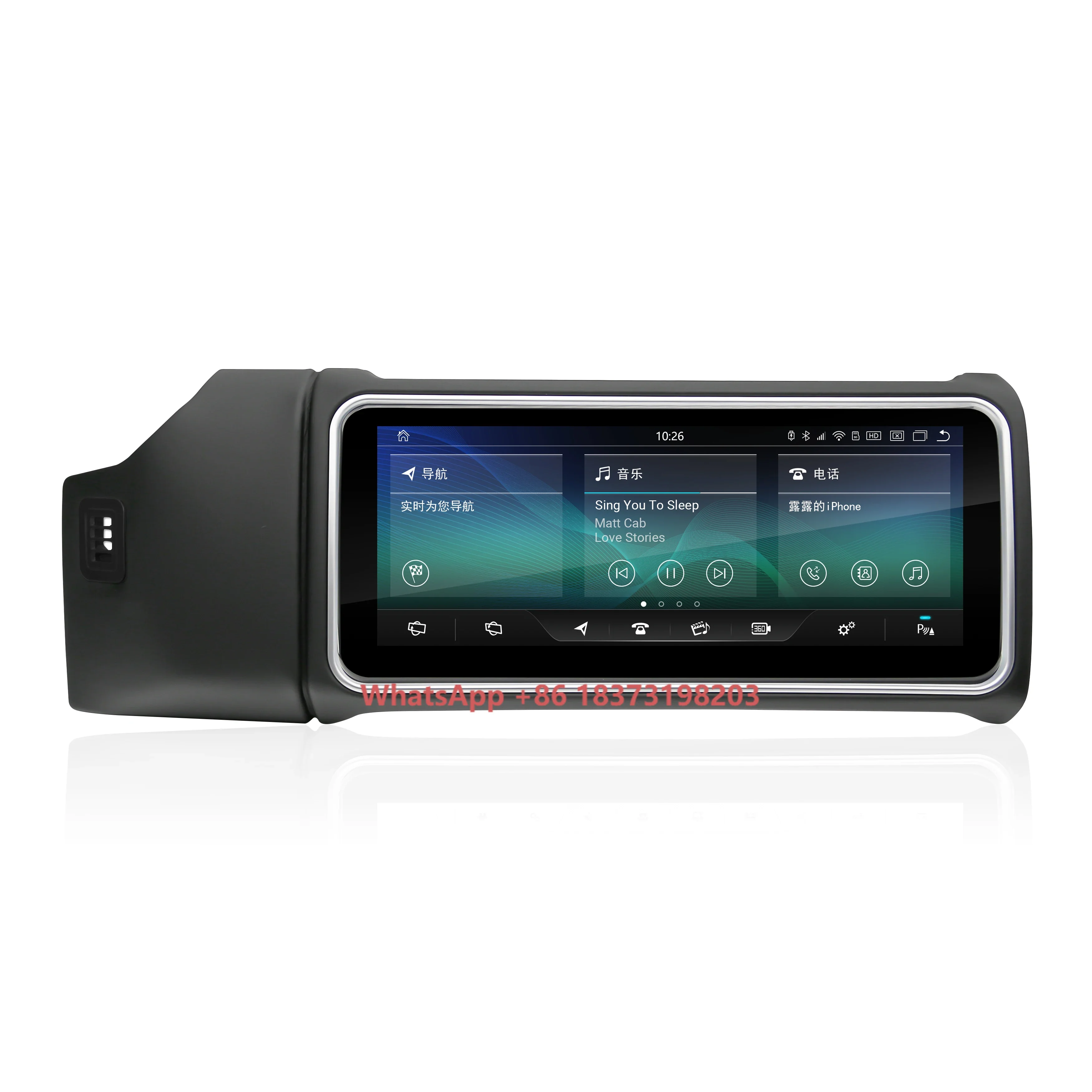 

12.3"Touch Screen Android Car Radio Player GPS Navigation Multimedia System WiFi BT Carpaly for Range Rover Vogue 2013-2017 L405