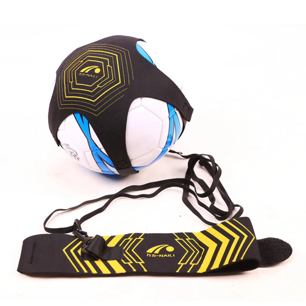 Take Your Soccer Training to the Next Level with Adjustable Kick Trainer and Waist Belt Perfect for All Levels