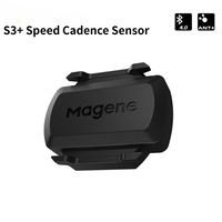 Magene Cadence Sensor Speed S3+ Speedometer ANT+ Bluetooth Computer Compatible with Garmin IGP Bryton  Bike Computer Wireless