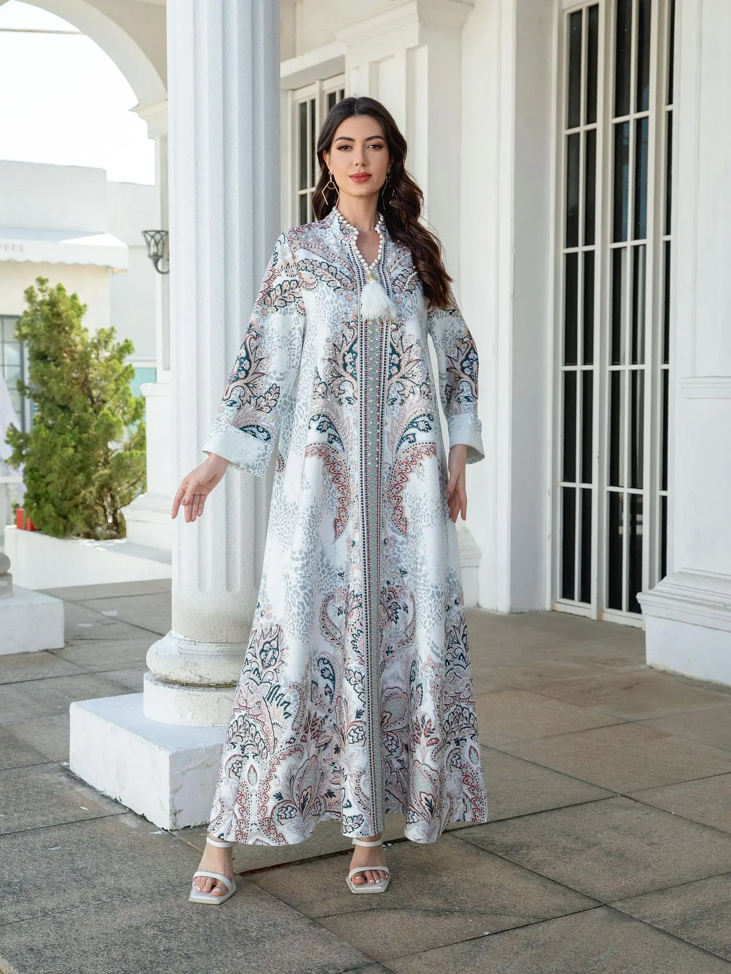 

Dubai Party Dress for Women Abaya Eid Long Dresses Muslim Caftan Robe Jalabiya Ramadan Morocco Dubai Kaftan Vestidos Largos 2025