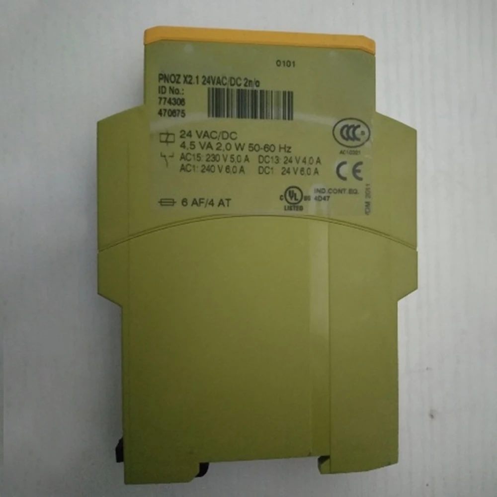 

For Pilz 774306 PNOZ X2.1 24VAC/DC Safety Relay Module