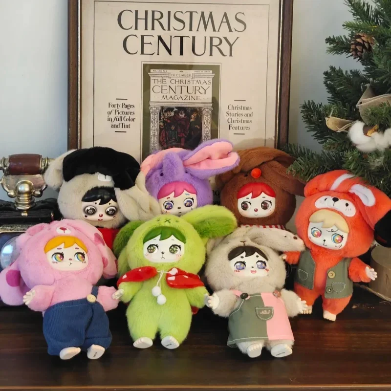 

Milai Long Eared Elves Plush Blind Box Kawaii Action Figure Surprise Bag Pendant Anime Doll Mystery Box Keychain Toys Girl Gift