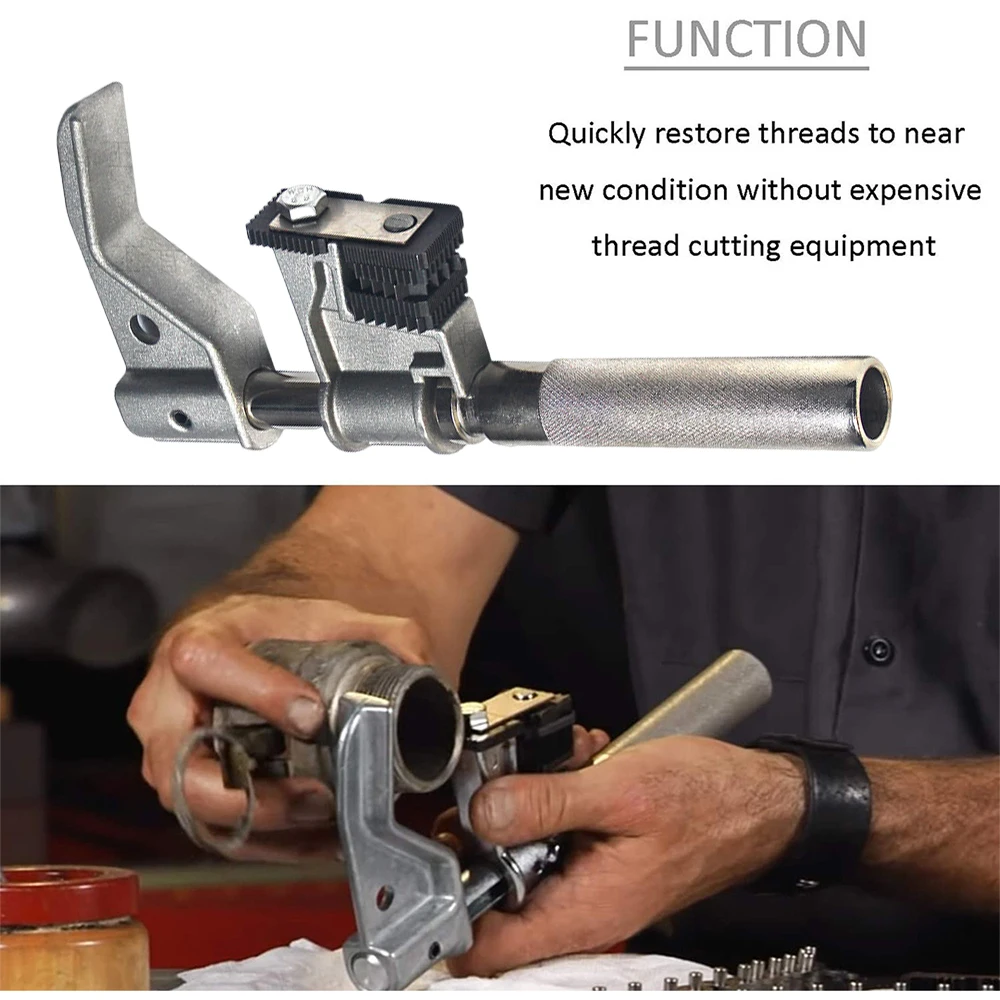 Imagem -02 - Aço Carbono Thread Repair Tool Kit Car Thread Chaser Solução Conveniente e Eficaz