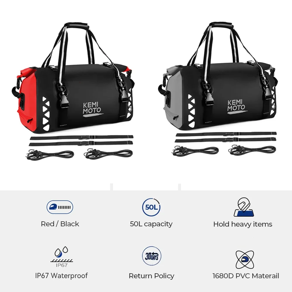 Motorcycle Bag Outdoor PVC Dry Sack Bag Waterproof 10L 20L 30L 50L, Shoulder, Bag, Diving, Swimming, Hiking Driving Travel Kits