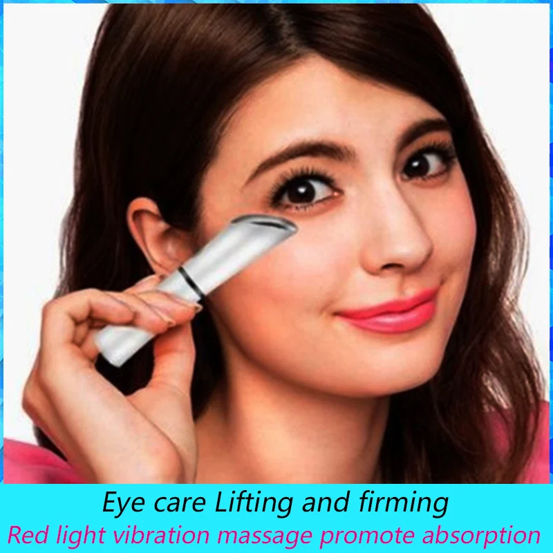 Electric Eyes Beauty Device, Eye Care, Lifting and Firming, Red Light Vibration Massage, Promote Absorption,AA Battery MY-010-DC