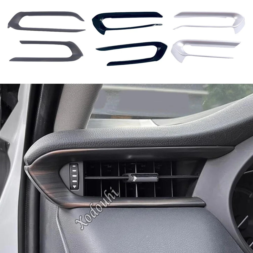 

Для Toyota Venza/Harrier 2021-2024: Накладка на рамку вентиляционного отверстия кондиционера (левая+правая) для интерьера автомобиля