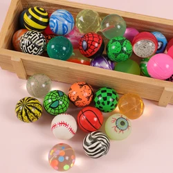 10Pcs 29mm Assorted High Bounce Rubber Ball Small Bouncy Ball Pinata Fillers Kids Toys Party Favors Bag Gifts Treat Goody Bag