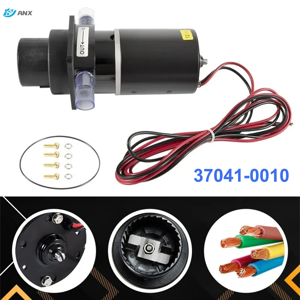 Replace for 37041-0010 Marine Electric Toilet Macerator Sub Assembly Kit for Jabsco 37010-Series 12V Marine & RV Electric Toilet