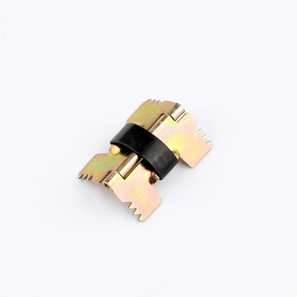 10PCS Folding Spring Hinges for Jewelry Boxes Glasses Cases Iron Material with Self Locking Mechanism for Crafts